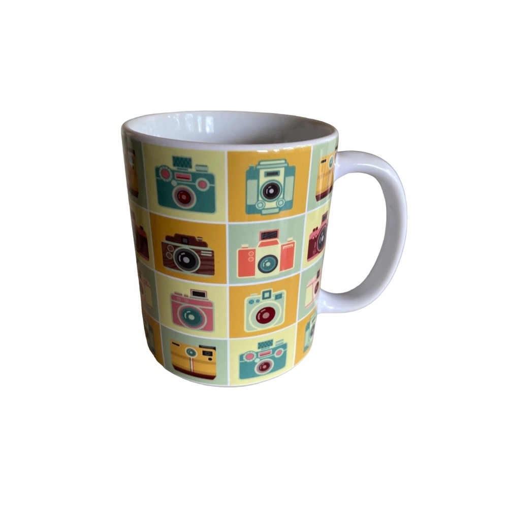 Camera Pop Art Design Cup Mug‎ Retro Inspired